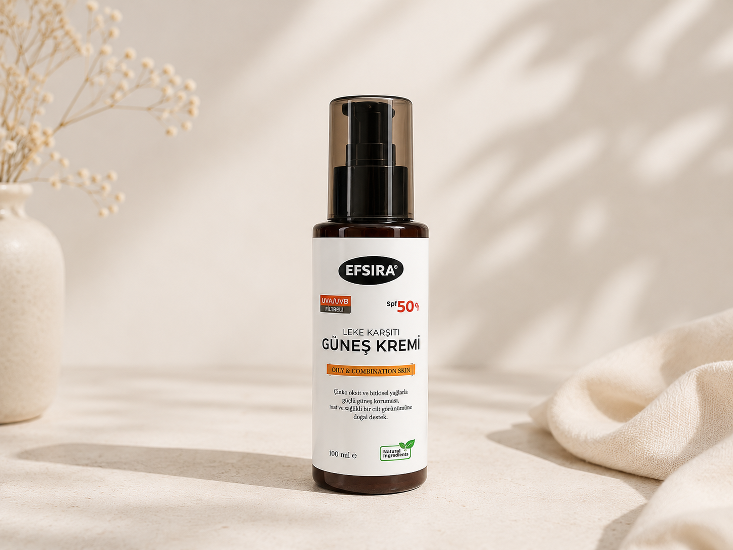Leke Karşıtı SPF 50+ Güneş Kremi